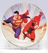 Superman races the Flash